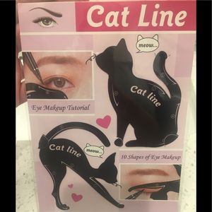Cat Line Cat Eye Eyeliner Stencils - 10 shapes